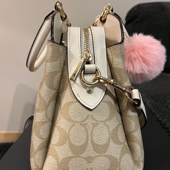 Coach Lillie Carryall bag in signature canvas print with insert included - Picture 5 of 16